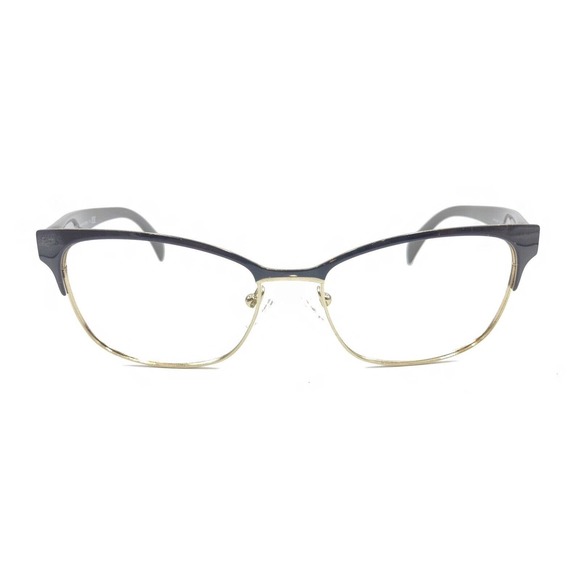 Prada VPR 65R DHO-1O1 Brown Gold Cat Eye Eyeglasses Frames 53-16 140 Italy - Picture 6 of 12
